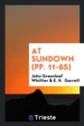 At Sundown (Pp. 11-65) - Book