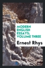 Modern English Essays; Volume Three - Book