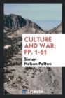Culture and War; Pp. 1-61 - Book