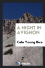 A Night in Avignon - Book