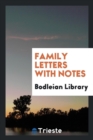 Family Letters with Notes - Book