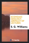 Economic Geology : Abstract of Lectures - Book