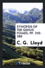 Synopsis of the Genus Fomes, Pp. 210-286 - Book
