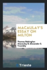 Macaulay's Essay on Milton - Book
