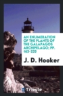 An Enumeration of the Plants of the Galapagos Archipelago; Pp. 163-233 - Book