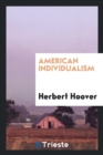 American Individualism - Book