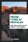 Prose Types in Newman - Book