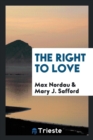 The Right to Love - Book
