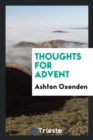 Thoughts for Advent - Book