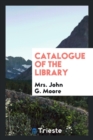 Catalogue of the Library - Book