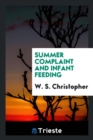 Summer Complaint and Infant Feeding - Book
