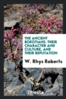 The Ancient Boeotians : Their Character and Culture, and Their Reputation - Book