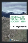 Journal of the Pali Text Society. 1885 - Book