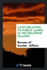 Laws Relating to Public Lands in the Philippine Islands - Book