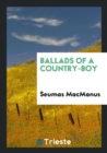 Ballads of a Country-Boy - Book