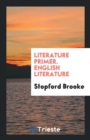 Literature Primer. English Literature - Book