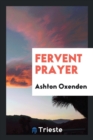 Fervent Prayer - Book