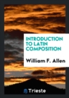 Introduction to Latin Composition - Book