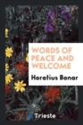 Words of Peace and Welcome - Book
