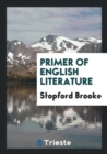 Primer of English Literature - Book