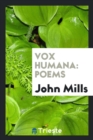 Vox Humana : Poems - Book