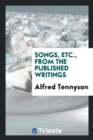 Songs, Etc., from the Published Writings - Book