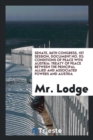 Senate, 66th Congress, 1st Session, Document No. 92 : Conditions of Peace with Austria: Treaty of Peace Between the Principal Allied and Associated Powers and Austria - Book