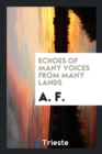 Echoes of Many Voices from Many Lands - Book