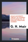 Home University Library of Modern Knowledge No. 27; English Literature : Modern - Book