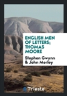 English Men of Letters; Thomas Moore - Book