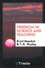 Freedom in Science and Teaching - Book