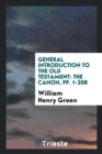 General Introduction to the Old Testament : The Canon, Pp. 1-208 - Book