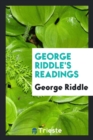 George Riddle's Readings - Book