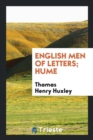 English Men of Letters; Hume - Book