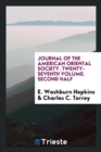 Journal of the American Oriental Society. Twenty-Seventh Volume. Second Half - Book