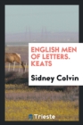 English Men of Letters. Keats - Book