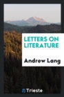 Letters on Literature - Book