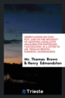 Observations on Cow-Pox, and on the Necessity of Adopting Legislative Measures for Enforcing Vaccination, in a Letter to Mr. Thomas Brown, Surgeon, Musselburgh - Book