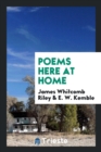 Poems Here at Home - Book