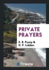 Private Prayers - Book