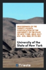 Proceedings of the Twenty-Fourth Convocation of the University of the State of New York, Held July 6th - 8th, 1886, Pp.75-303 - Book