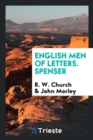 English Men of Letters. Spenser - Book