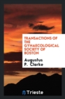 Transactions of the Gynaecological Society of Boston - Book