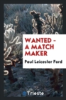 Wanted - A Match Maker - Book