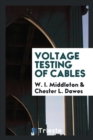 Voltage Testing of Cables - Book