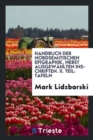 Handbuch Der Nordsemitischen Epigraphik, Nebst Ausgew hlten Inschriften. II. Teil : Tafeln - Book
