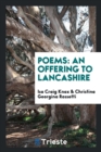 Poems : An Offering to Lancashire - Book