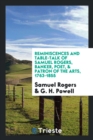 Reminiscences and Table-Talk of Samuel Rogers, Banker, Poet, & Patron of the Arts, 1763-1855 - Book