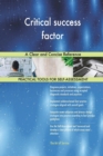 Critical Success Factor : A Clear and Concise Reference - Book