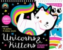 Unicorns and Kittens- Sticker by Number - Book